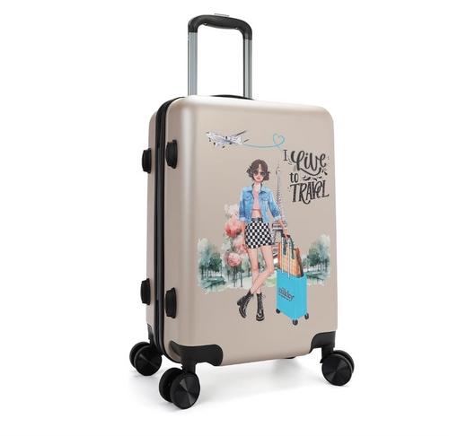 'I Like to Travel' Luggage