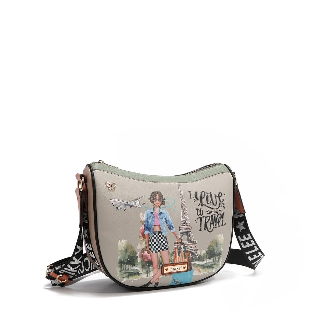 ‘I Like to Travel’ Crossbody Bag