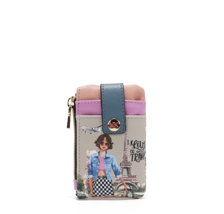 ‘I Like to Travel’ Coin-Card Holder
