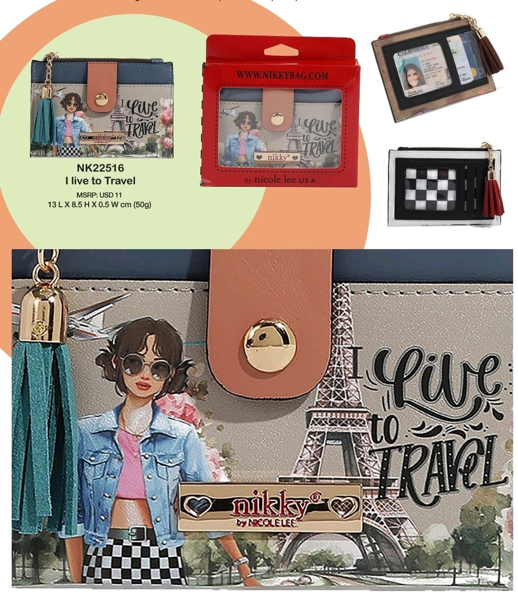 ‘I Like to Travel’ Cardholder