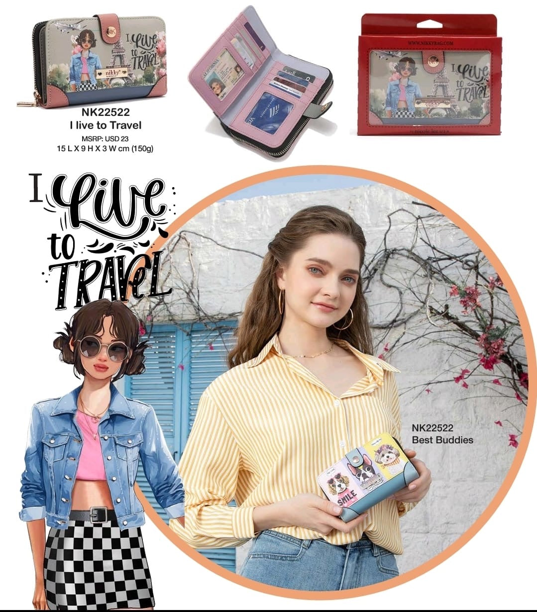 ‘I Like to Travel’ Wallet