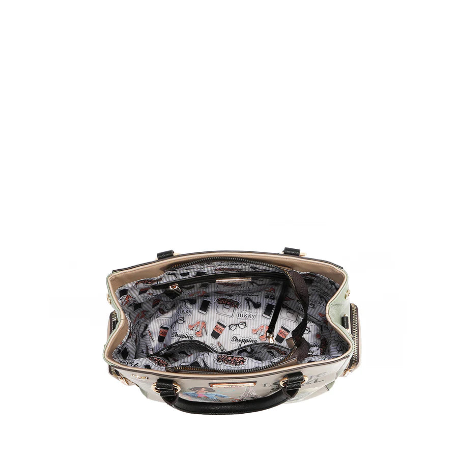 ‘I Like to Travel’ Handbag Bucket Style