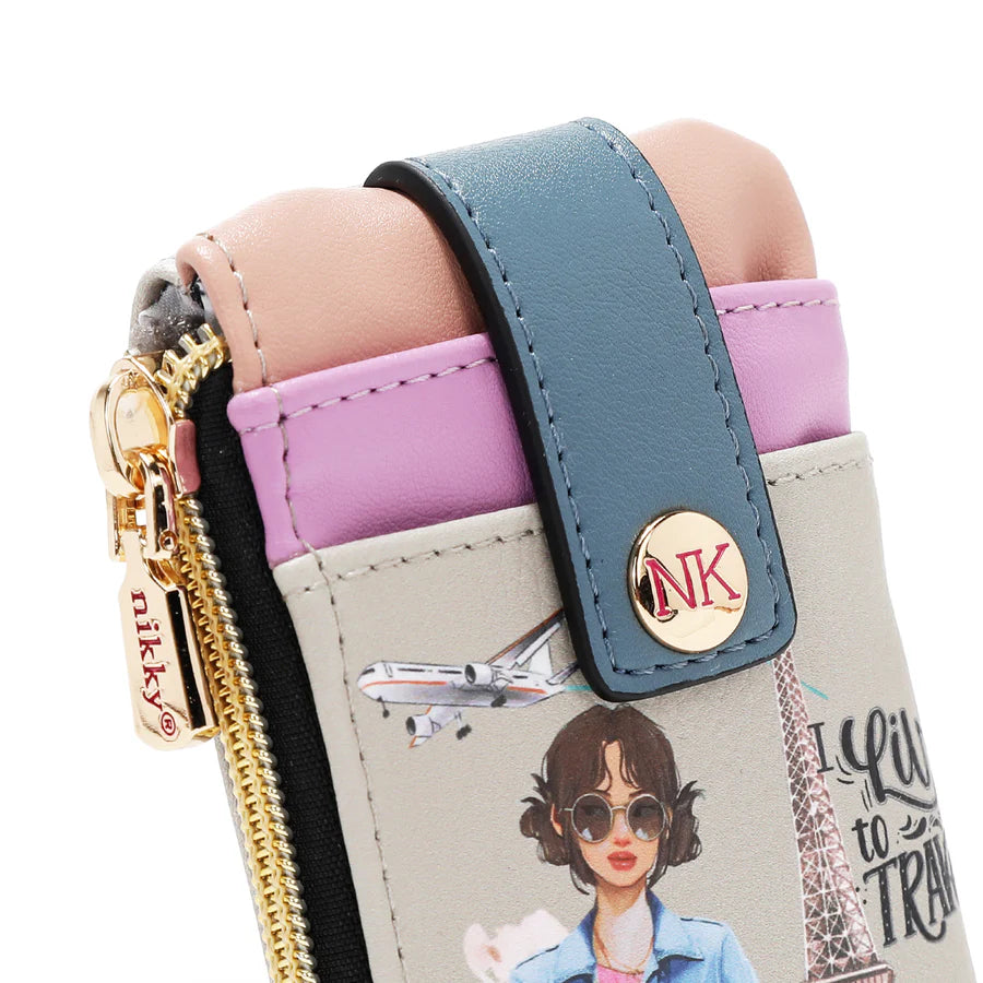 ‘I Like to Travel’ Coin-Card Holder