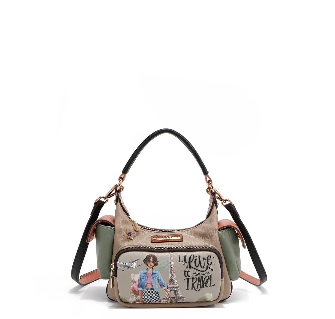 ‘I Like to Travel’ Shoulder Bag