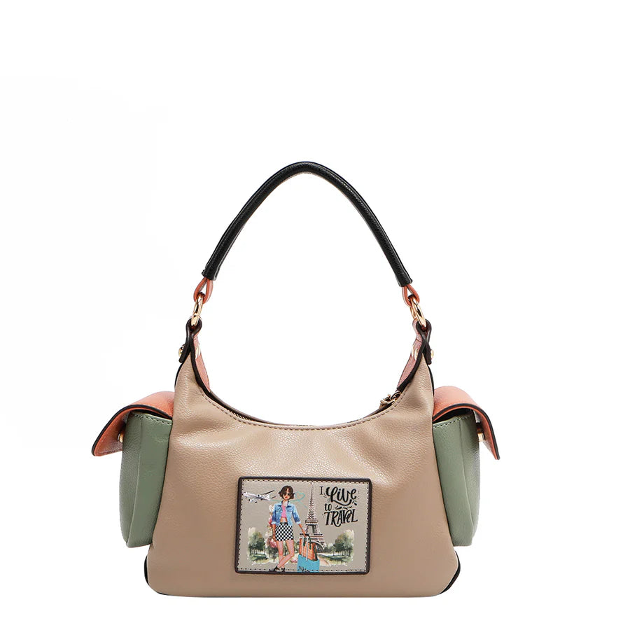 ‘I Like to Travel’ Shoulder Bag