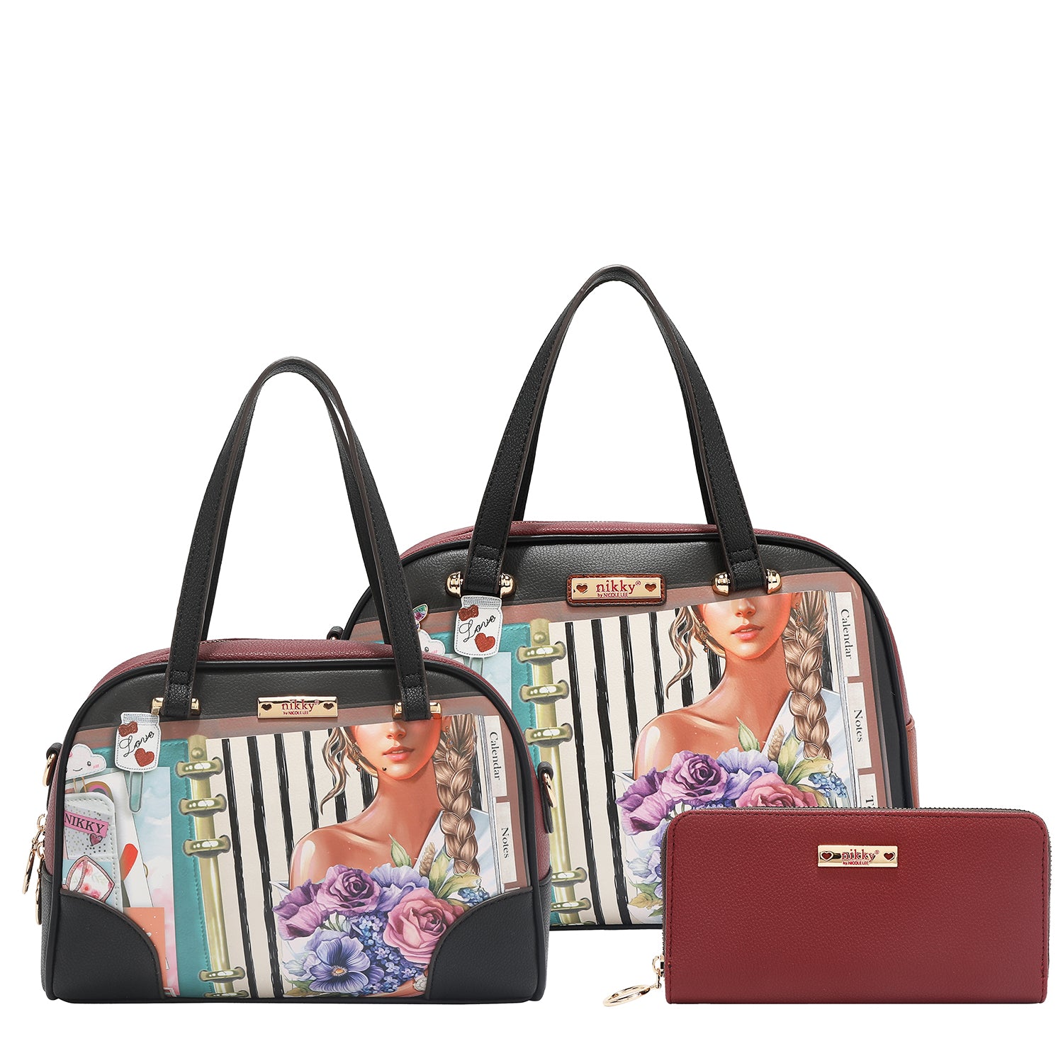 Nostalgia Trio Handbag Set