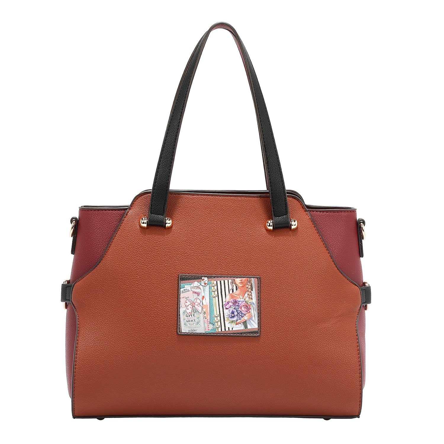 Nostalgia Fold-Over Trio Handbag