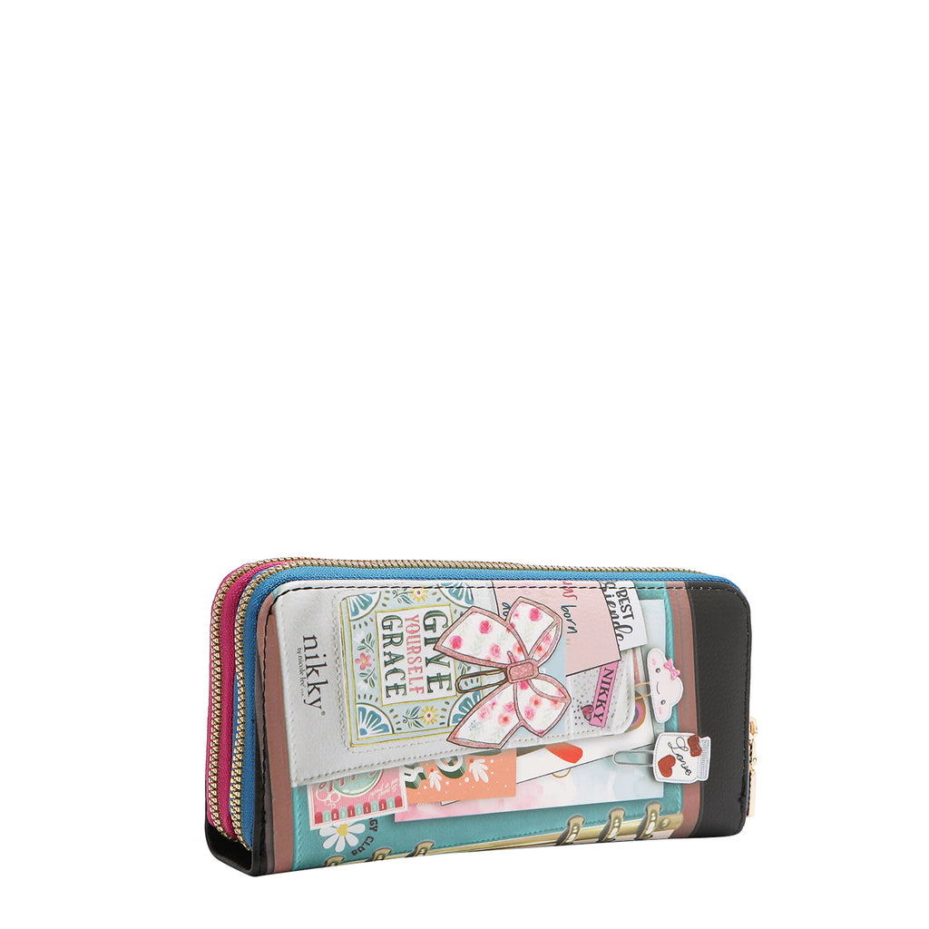 Nostalgia Double Zip Wallet
