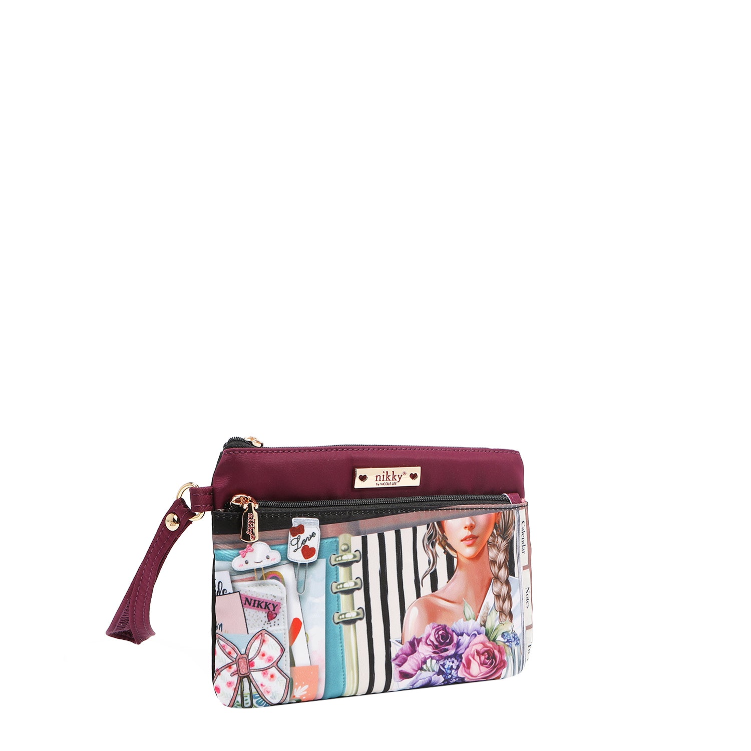 Nostalgia Wristlet Pouch