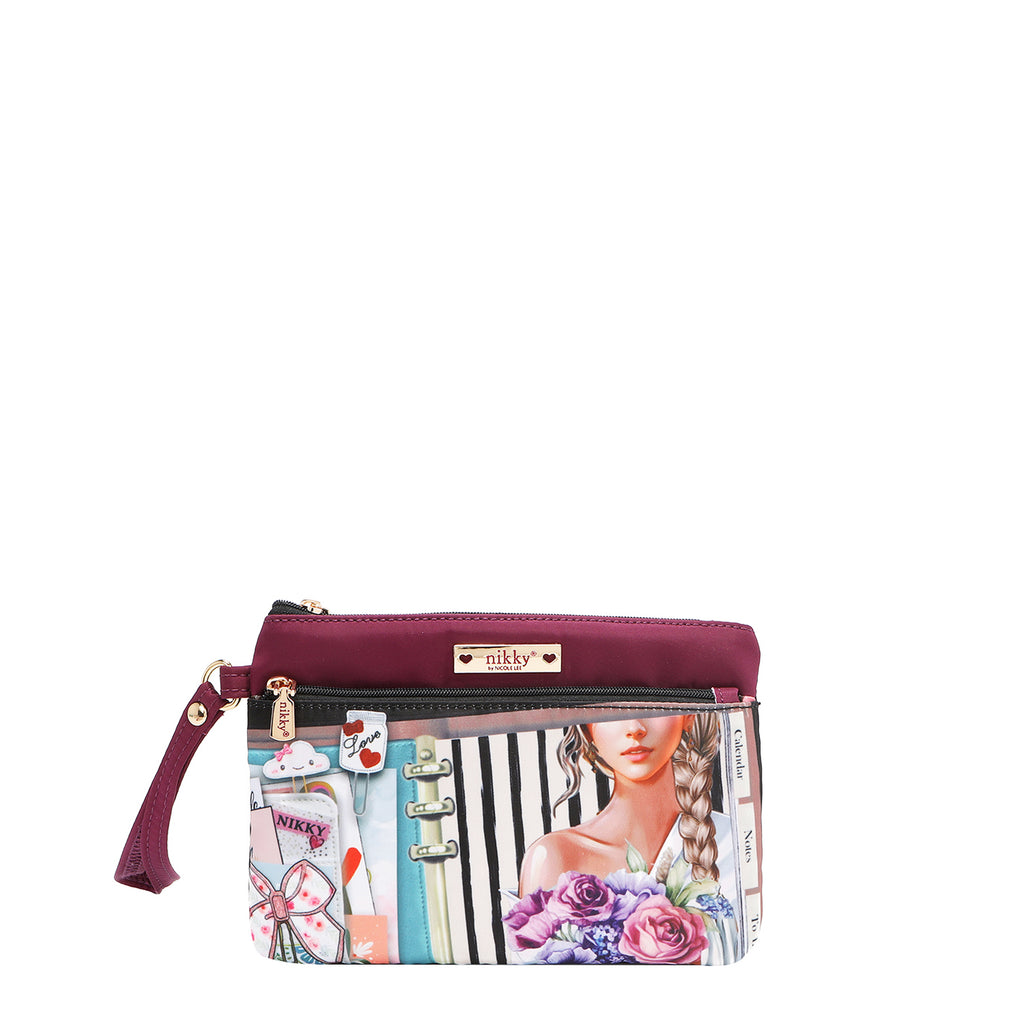 Nostalgia Wristlet Pouch
